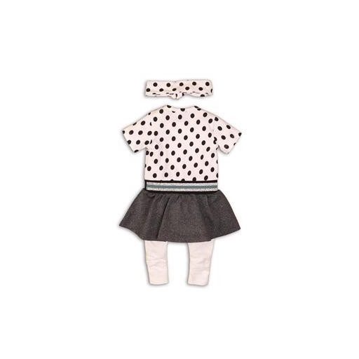 DIRKJE 2 részes szett fejpánttal C-SO Joyful WOW 62 White-Grey