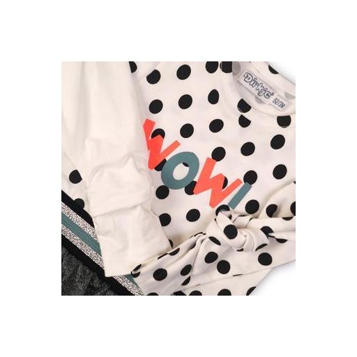 DIRKJE 2 részes szett fejpánttal C-SO Joyful WOW 68 White-Grey