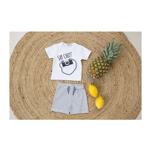 DIRKJE 2 részes C-SO SUNNY SAY CHEESE 68 White-Navy szett