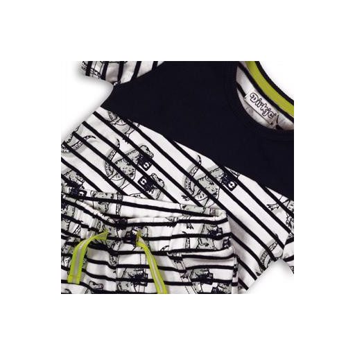 DIRKJE 2 részes C-SO SUNNY YOU ARE Dinomite 74 Navy-White szett