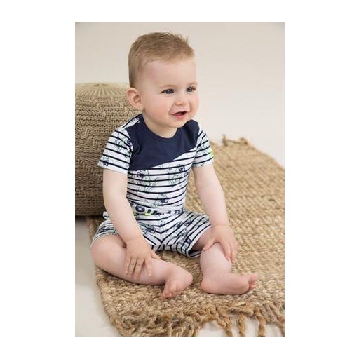 DIRKJE 2 részes C-SO SUNNY YOU ARE Dinomite 74 Navy-White szett