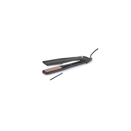 BaByliss ST596E Steam Lux Styler titánium-kerámialapos gőzölős hajvasaló, fekete-rose gold