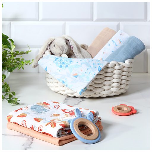 BABYONO Muszlin pelenka Super soft 3 db  - bézs