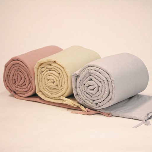PETITE&MARS Rácsvédő kiságyba  TILLY MAX  Dusty Pink  360 cm