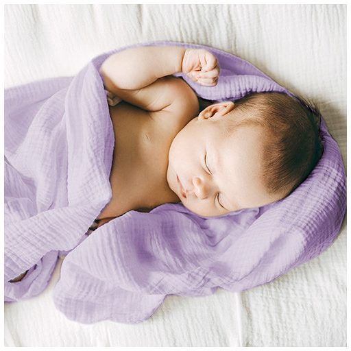 BABYONO Bambusz pelenkák 3 db - lila