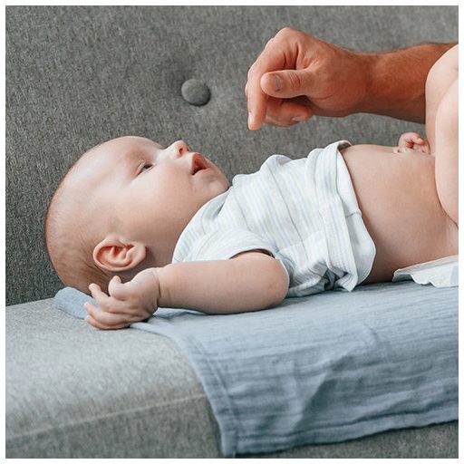 BABYONO Bambusz pelenkák 3 db - lila