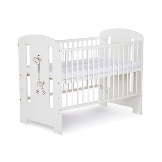 KLUPS Kiságy fa SAFARI 120 x 60 fehér