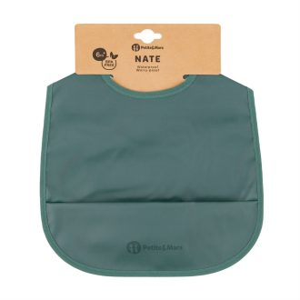 PETITE&MARS Előke PU Nate Misty Green 6hó+