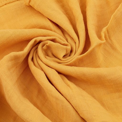 PETITE&MARS Bambusz muszlin 3db-os pelenka szett Moussy Ochre Leaves, 68 x 68 cm