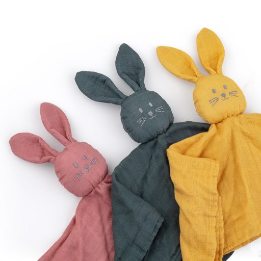 PETITE&MARS Bambusz muszlin szundikendő Hugo Misty Green 0hó+