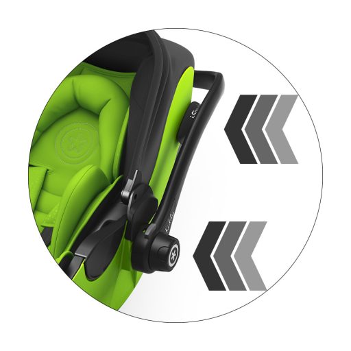 KIDDY Evoluna i-size 2 Autósülés  + Isofix bázis 40-83 cm Spring Green