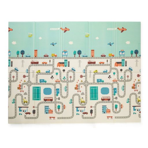 PETITE&MARS Összehajtható játszószőnyeg Campy Elephant&City