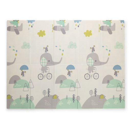 PETITE&MARS Összehajtható játszószőnyeg Campy Elephant&City
