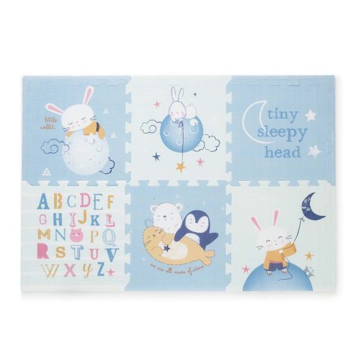 PETITE & MARS Összeilleszthető puzzle Flatie szőnyeg 116x174x1,5 cm, padlóra 6 db