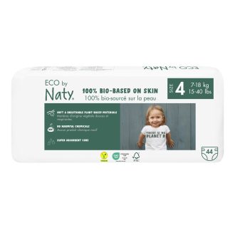   ECO BY NATY Egyszer használatos pelenkák 4 (7-18 kg) 44 db - GAZDASÁGOS CSOMAG