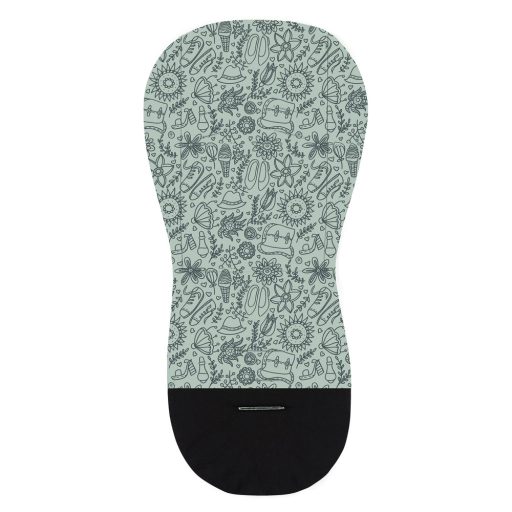 PETITE&MARS Ülésbetét babakocsiba Foamy Green Hipster
