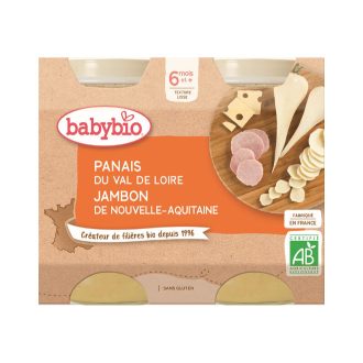 BABYBIO Főzelék paszternák sonka gruyere 2x 200 g