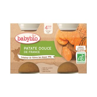 BABYBIO Édesburgonya bébiétel 2x 130 g