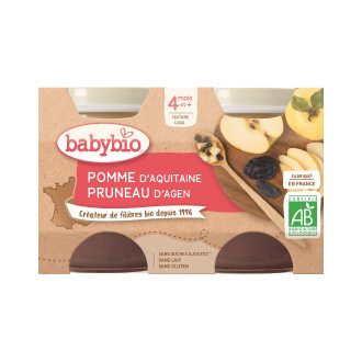 BABYBIO Kölökétel alma szilva 2x 130 g