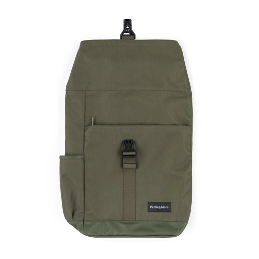 PETITE&MARS Pelenkázó hátizsák babakocsira Jackob Military Green