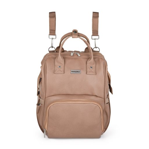 PETITE&MARS Pelenkázó hátizsák babakocsihoz Jasper Camel Beige