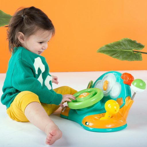 BRIGHT STARTS Zenélő kormánykerék  játék t Lights & Colors Driver™ 6hó+