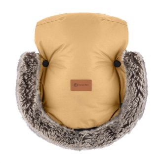   PETITE&MARS Kesztyű / Kézmelegítő babakocsira Furry Elegant Caramel