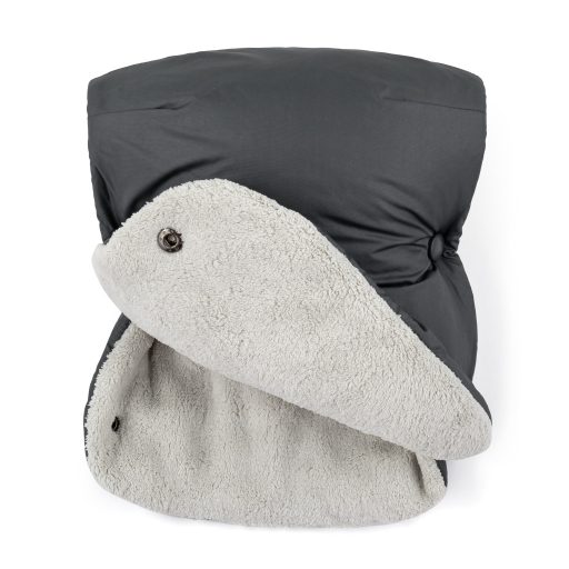 PETITE&MARS Kesztyű / Kézmelegítő babakocsira Jasie Charcoal Grey