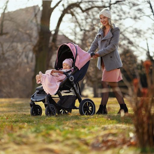 PETITE&MARS Napfénytető+övvédő Street+ Rose Pink