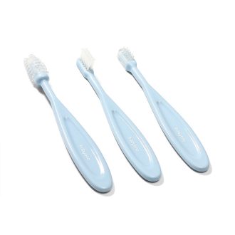 BABYONO Fogkefe 3 db, türkiz