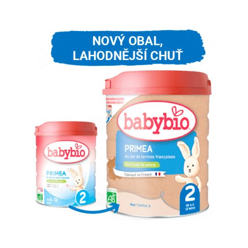 BABYBIO PRIMEA 2 bio csecsemőtápszer 800 g