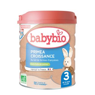 BABYBIO PRIMEA 3 Croissance csecsemő bio tej 800 g