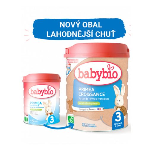 BABYBIO PRIMEA 3 Croissance csecsemő bio tej 800 g