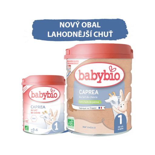 BABYBIO CAPREA 1 teljes zsírtartalmú bio kecsketej csecsemőtápszer 800 g