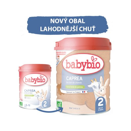 BABYBIO CAPREA 2 teljes zsírtartalmú bio kecsketej csecsemőtápszer 800 g