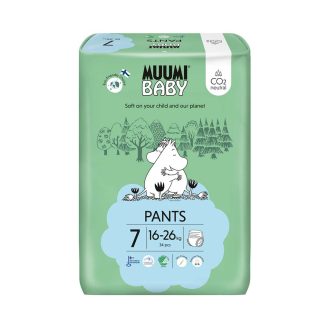 MUUMI Baby Pants 7 XL 16-26 kg (34 db), nadrág pelenka eco