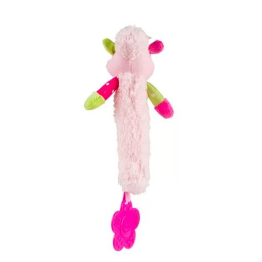 BABYONO sípoló játék rágókával Sweet Lambie rózsaszín