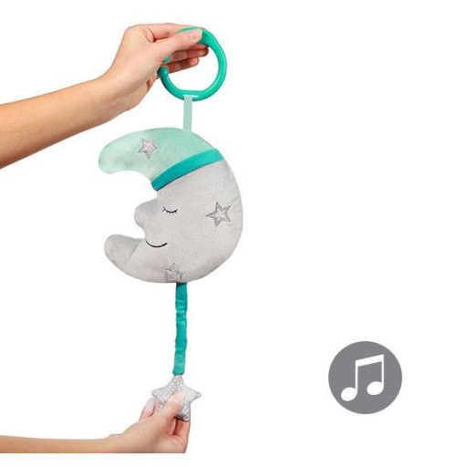 BABYONO Zenélő játék C-karikán Happy Moon 0hó+