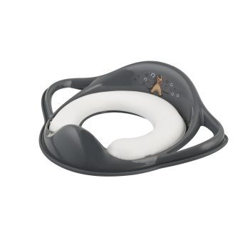   MALTEX WC szűkítő fogantyúval puha Lovacska Minimal - steel grey