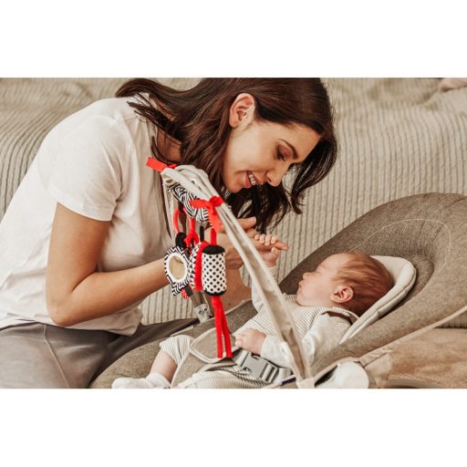 CANPOL BABIES Kontrasztos lógó játék babakocsira/autósülésre Sensory