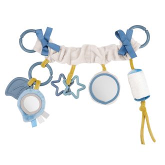   CANPOL BABIES Játék babakocsira / autósülésre akasztható Pastel Friends szürke