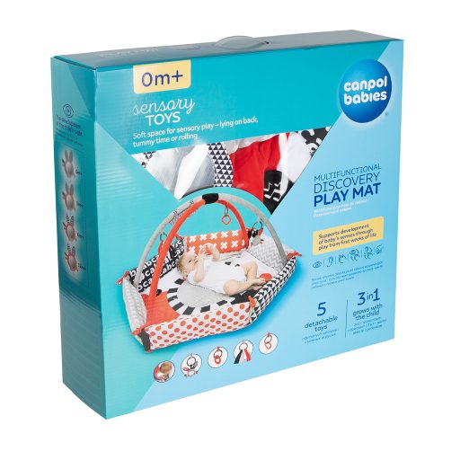 CANPOL BABIES Kontrasztos játékszőnyeg SENSORY