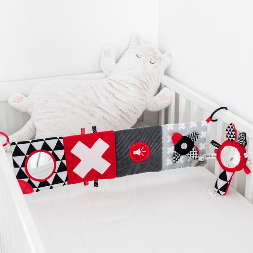 CANPOL BABIES Kontrasztos oktató könyv SENSORY