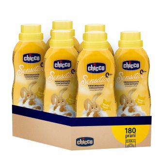   6x CHICCO Öblítő koncentrátum Puha érintés 750 ml (6x30 mosás)