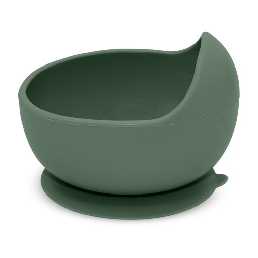 PETITE&MARS Szilikon tál tapadókoronggal TAKE&MATCH Misty Green 6m+