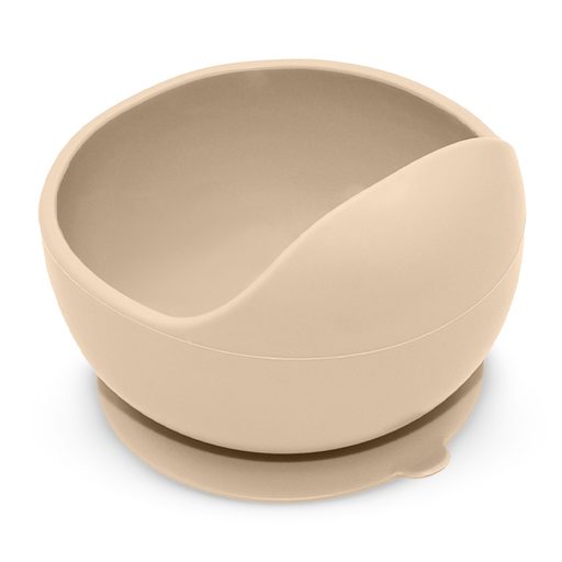 PETITE&MARS Szilikon tál tapadókoronggal TAKE&MATCH Desert Sand 6m+