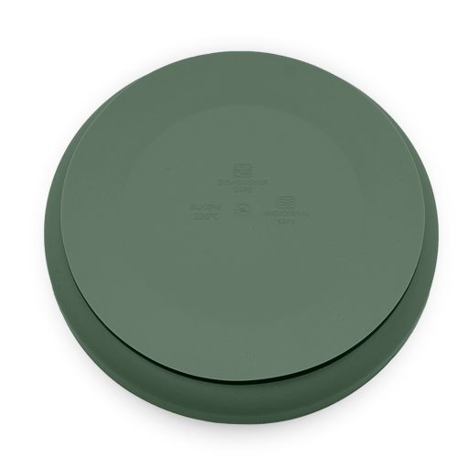 PETITE&MARS  Szilikon tányér tapadókoronggal TAKE&MATCH Misty Green 6m+