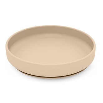   PETITE&MARS  Szilikon tányér tapadókoronggal TAKE&MATCH Desert Sand 6m+