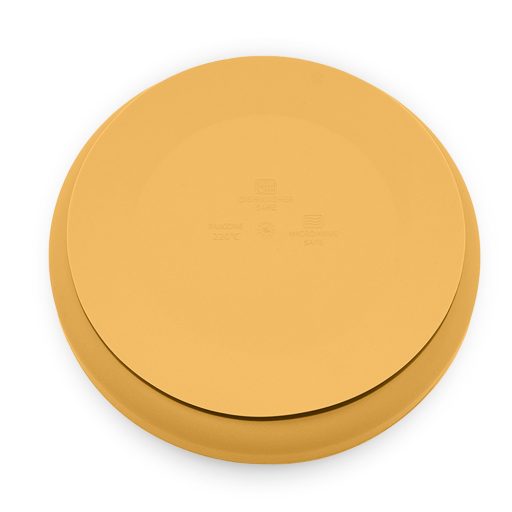 PETITE&MARS  Szilikon tányér tapadókoronggal TAKE&MATCH Intense Ochre 6m+