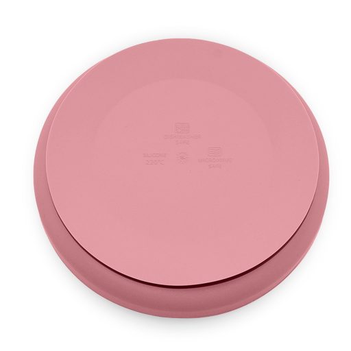 PETITE&MARS  Szilikon tányér tapadókoronggal TAKE&MATCH Dusty Rose 6m+
